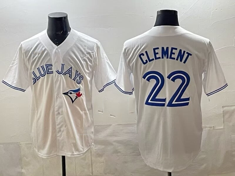 Toronto Blue Jays #22 Ernie Clement white JEROMEN 50th Anniversary Alternate Limited Jersey