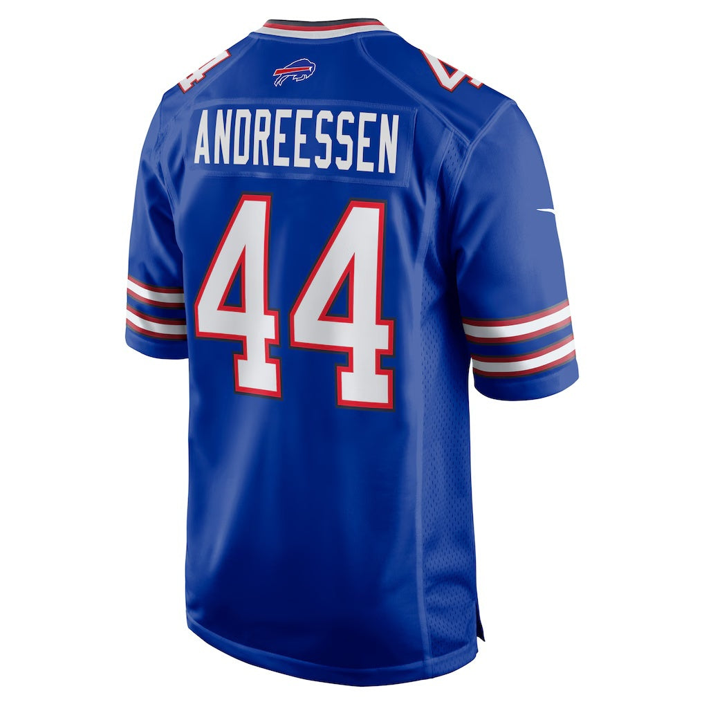 B.Bills #44 Joe Andreessen Royal JEROMEN Game Jersey