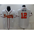 Atlanta Braves #12 Jorge Soler 2022 White Gold JEROMEN World Series Champions Program Cool Base Stitched Jersey