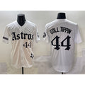 Houston Astros #44 Still Tippin White JEROMEN Gothic 'Houston Born Barrio Raised' Limited Stitched Jersey