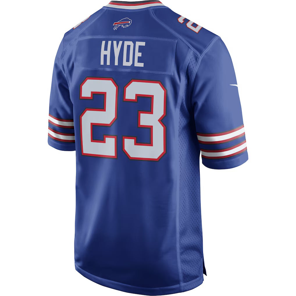 B.Bills #23 Micah Hyde Royal JEROMEN Game Player Jersey