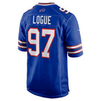 B.Bills #97 Zion Logue Royal JEROMEN Team Game Jersey