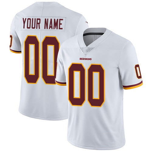 Custom W.Redskins Road White JEROMEN Vapor Untouchable Limited Jersey