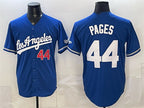 Los Angeles Dodgers #44 Andy Pages Royal JEROMEN Alternate Stadium Stitched Jersey