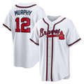 Atlanta Braves #12 Sean Murphy White JEROMEN Replica Player Jersey