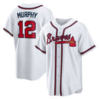 Atlanta Braves #12 Sean Murphy White JEROMEN Replica Player Jersey