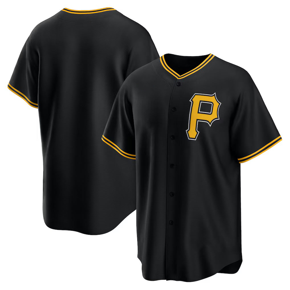 Pittsburgh Pirates Black JEROMEN Alternate Replica Team Jersey 2