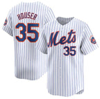 New York Mets #35 Adrian Houser White JEROMEN 2024 Home Limited Stitched Jersey