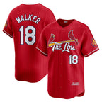 St. Louis Cardinals #18 Jordan Walker Red JEROMEN City Connect Limited Player Jersey