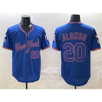 New York Mets #20 Pete Alonso Royal JEROMEN 2025 Spring Training Stitched Jersey