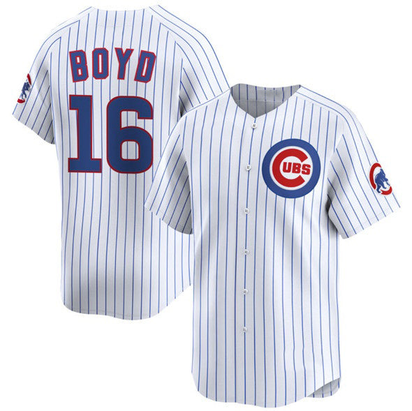 Chicago Cubs #16 Matthew Boyd White JEROMEN Home Limited Stitched Jersey