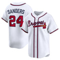 Atlanta Braves #24 Deion Sanders White JEROMEN Limited Player Jersey