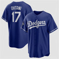 Los Angeles Dodgers #17 Shohei Ohtani Blue JEROMEN 2025 World Series Champions Stitched Jersey