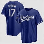 Los Angeles Dodgers #17 Shohei Ohtani Blue JEROMEN 2025 World Series Champions Stitched Jersey