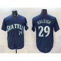 Seattle Mariners #29 Cal Raleigh Navy JEROMEN Limited Stitched jersey