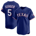Texas Rangers #5 Corey Seager Royal JEROMEN Alternate 2 Limited Jersey