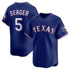 Texas Rangers #5 Corey Seager Royal JEROMEN Alternate 2 Limited Jersey