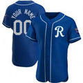 Custom Kansas City Royals Blue JEROMEN Stitched Jersey