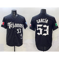 Texas Rangers #53 Adolis Garc¨ªa Black JEROMEN Mexico 2025 Vapor Premier Limited Stitched Jersey
