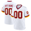 Custom W.Commanders White JEROMEN Game Jersey