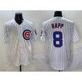 Chicago Cubs #8 Ian Happ White JEROMEN Cool Base Stitched Jersey
