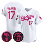 Los Angeles Dodgers #17 Shohei Ohtani White JEROMEN 2026 Mother¡¯s Day Vapor Premier Limited Stitched Jersey