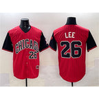 Chicago White Sox #26 Korey Lee Red Black JEROMEN 2025 City Connect Limited Stitched Jersey