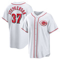 Cincinnati Reds #37 Tyler Stephenson White JEROMEN Home Replica Jersey