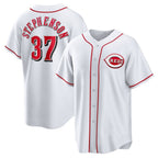 Cincinnati Reds #37 Tyler Stephenson White JEROMEN Home Replica Jersey