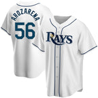 Tampa Bay Rays #56 Randy Arozarena Replica White JEROMEN Home Jersey