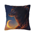 Keyword3 Moon Wolf Pillow 18x18in - Main Image