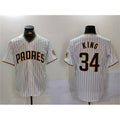 San Diego Padres #34 Michael King White JEROMEN Cool Base Stitched Jersey