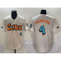 Chicago Cubs #4 Pete Crow-Armstrong Cream JEROMEN 'Graffiti North Side Edition' Vapor Premier Limited Stitched Jersey