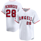 Los Angeles Angels #28 Kyle Hendricks White JEROMEN 2024 Home Limited Stitched Jersey