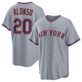 New York Mets #20 Pete Alonso Gray JEROMEN 2025 Limited Stitched Jersey