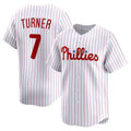Philadelphia Phillies #7 Trea Turner White JEROMEN Home Limited Player Jersey