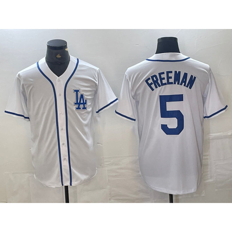 Los Angeles Dodgers #5 Freddie Freeman White JEROMEN Cool Base Stitched Jersey