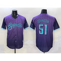 Arizona Diamondbacks #51 Randy Johnson Purple JEROMEN 2025 City Connect Limited Stitched Jersey