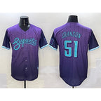 Arizona Diamondbacks #51 Randy Johnson Purple JEROMEN 2025 City Connect Limited Stitched Jersey