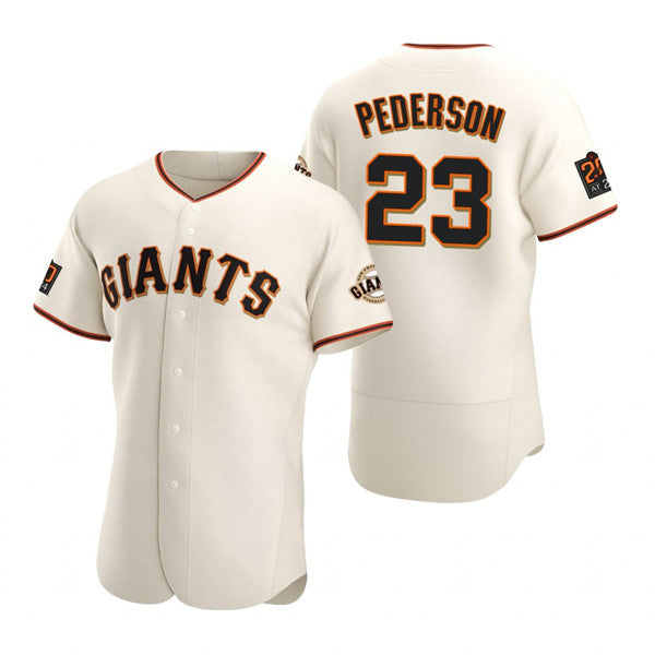 San Francisco Giants #23 Joc Pederson Cream JEROMEN Flex Base Stitched Jersey