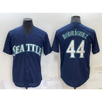 Seattle Mariners #44 Julio Rodriguez Navy Blue JEROMEN Stitched Cool Base Jersey