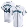 Seattle Mariners #44 Julio Rodr¨ªguez White JEROMEN Home Limited Player Jersey
