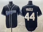 Los Angeles Dodgers #44 Andy Pages Black JEROMEN Stitched Jersey