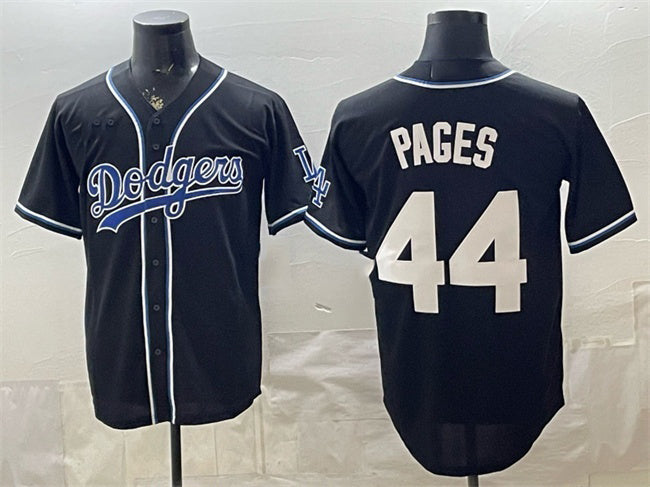Los Angeles Dodgers #44 Andy Pages Black JEROMEN Stitched Jersey