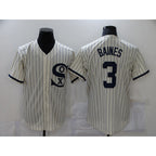 Chicago White Sox #3 Harold Baines 2021 Cream JEROMEN Field of Dreams Name Cool Base Stitched Jersey