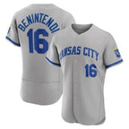 Kansas City Royals #16 Andrew Benintendi Grey JEROMEN Flex Base Stitched Jersey