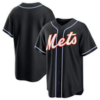 New York Mets Blank 2026 Black JEROMEN Out Stitched Jersey
