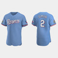 Texas Rangers #2 Marcus Semien Light Blue JEROMEN Flex Base Stitched Jersey
