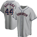 Houston Astros #44 Yordan Alvarez Grey JEROMEN Cool Base Stitched Jersey