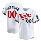 Custom Minnesota Twins White JEROMEN Home Limited Jersey